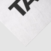 Vlag van Taipei (Taiwan) Tissuepapier (Detail)