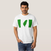 Vlag van Taiwan - 世,界灣人 T-shirt (Voorkant volledig)