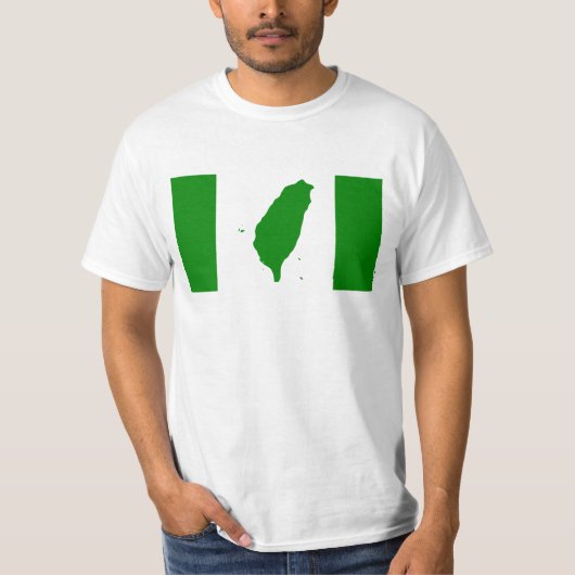 Vlag van Taiwan - 臺 - 台, 灣, 立 Onafhankelijke 運 動獨 T-shirt (Voorkant)