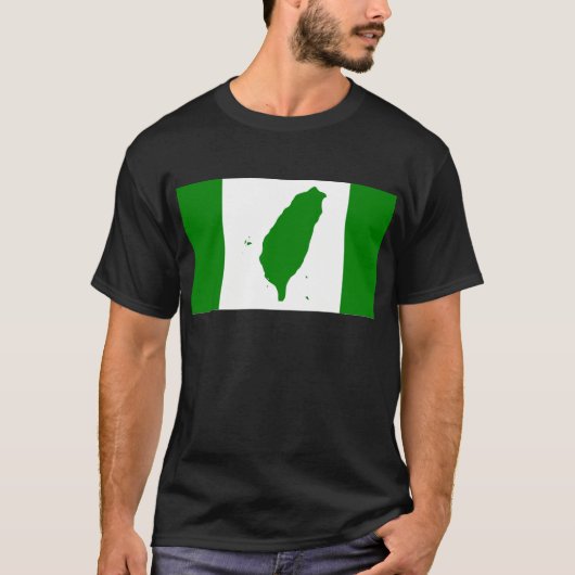 Vlag van Taiwan - 臺 - 台, 灣, 立 Onafhankelijke 運 動獨 T-shirt (Voorkant)