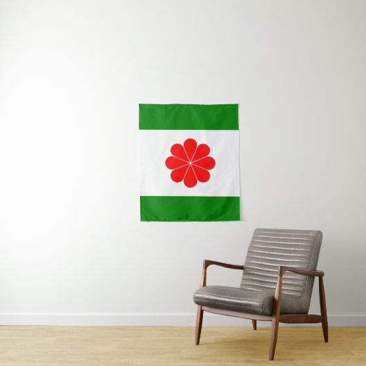 Vlag van Taiwan - 臺 - 台, 灣, 立 Onafhankelijke 運 動獨 Wandkleed (In situ)