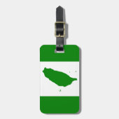 Vlag van Taiwan Bagagelabel (Voorkant verticaal)