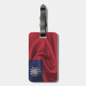 Vlag van Taiwan Bagagelabel (Achterkant verticaal)