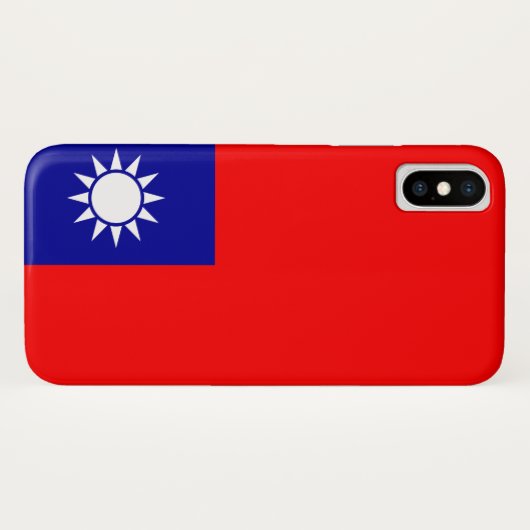 Vlag van Taiwan Case-Mate iPhone Case (Achterkant (horizontaal))