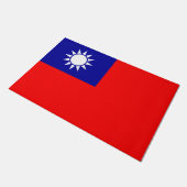 Vlag van Taiwan Deurmat (Schuin)