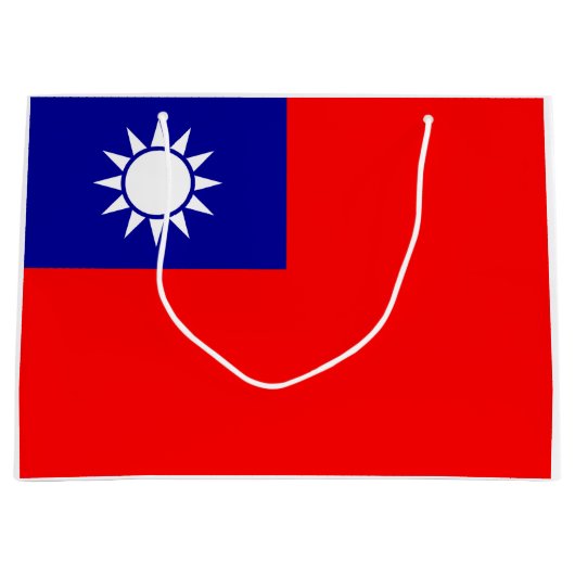 Vlag van Taiwan Groot Cadeauzakje (Voorkant)