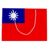 Vlag van Taiwan Groot Cadeauzakje (Achterkant)