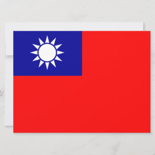 Vlag van Taiwan Kaart