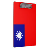 Vlag van Taiwan Klembord (Rechts)