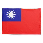 Vlag van Taiwan Kussensloop (Achterkant)