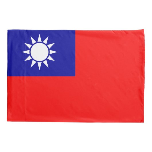Vlag van Taiwan Kussensloop (Achterkant)