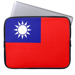 Vlag van Taiwan Laptop Sleeve