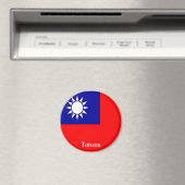 Vlag van Taiwan Magneet (Insitu (Vaatwasser))