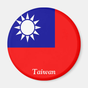 Vlag van Taiwan Magneet