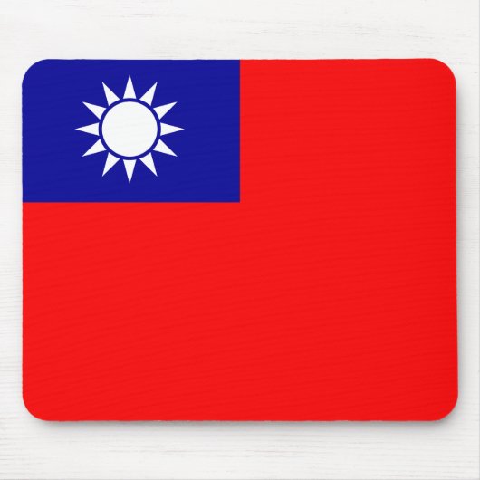 Vlag van Taiwan Muismat (Voorkant)