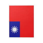 Vlag van Taiwan Notitieblok (Linkerzijde)