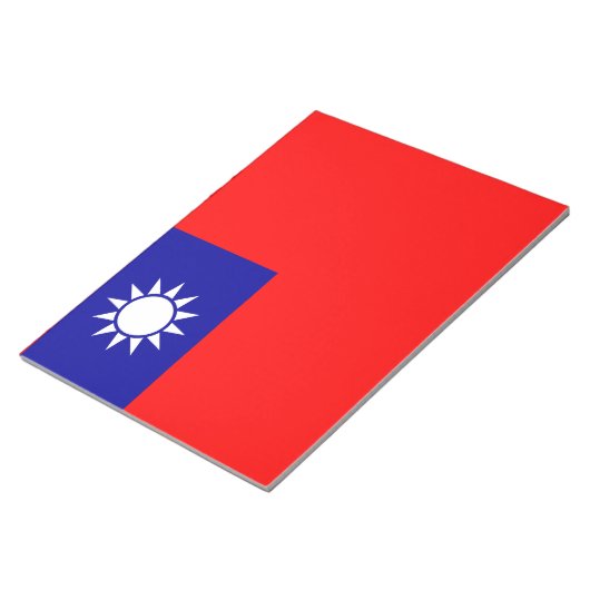 Vlag van Taiwan Notitieblok (Schuin)