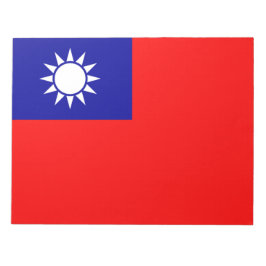 Vlag van Taiwan Notitieblok