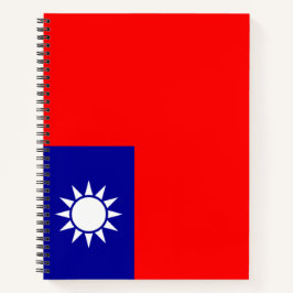 Vlag van Taiwan Notitieboek