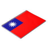 Vlag van Taiwan Notitieboek (Linkerzijde)