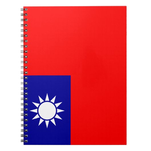 Vlag van Taiwan Notitieboek (Voorkant)