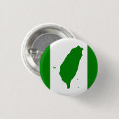 Vlag van Taiwan Ronde Button 3,2 Cm (Voorkant /achterkant)