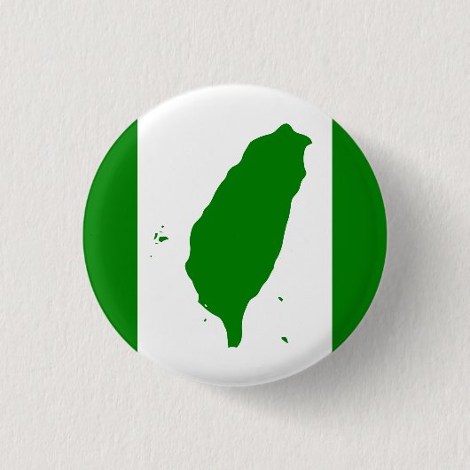 Vlag van Taiwan Ronde Button 3,2 Cm (Voorkant)