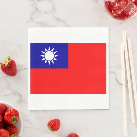 Vlag van Taiwan Servet (Insitu)