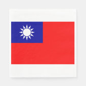Vlag van Taiwan Servet (Voorkant)