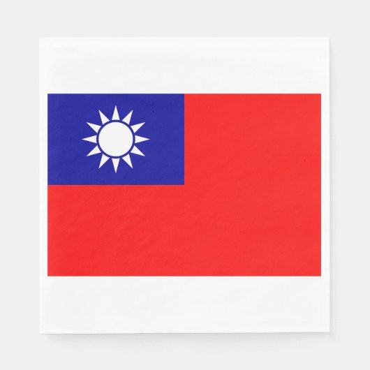 Vlag van Taiwan Servet (Voorkant)