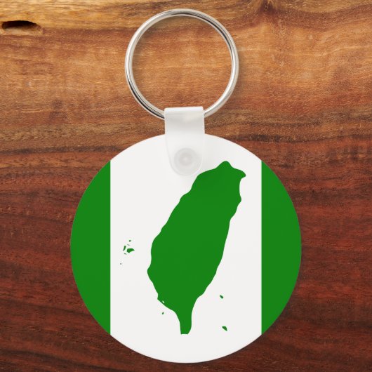 Vlag van Taiwan Sleutelhanger (Achterkant)