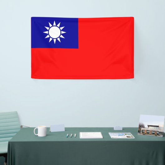 Vlag van Taiwan Spandoek (Beurs)