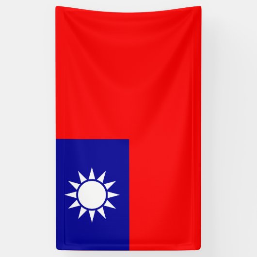 Vlag van Taiwan Spandoek (Verticaal)