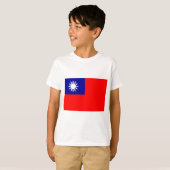 Vlag van Taiwan T-shirt (Voorkant volledig)