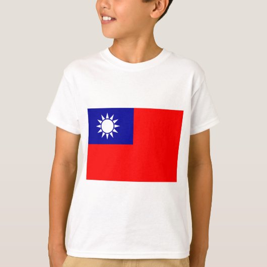 Vlag van Taiwan T-shirt (Voorkant)