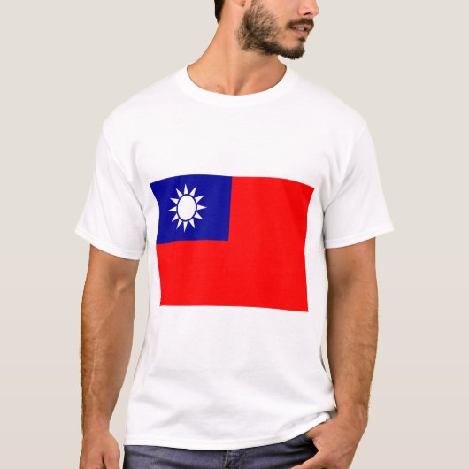 Vlag van Taiwan T-shirt (Voorkant)