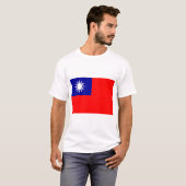 Vlag van Taiwan T-shirt (Voorkant volledig)