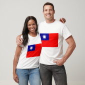 Vlag van Taiwan T-shirt (Unisex)