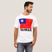 vlag van Taiwan T-shirt (Voorkant volledig)