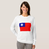Vlag van Taiwan T-shirt (Voorkant volledig)
