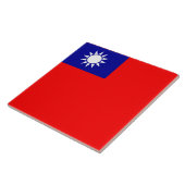 Vlag van Taiwan Tegeltje (Zijkant)