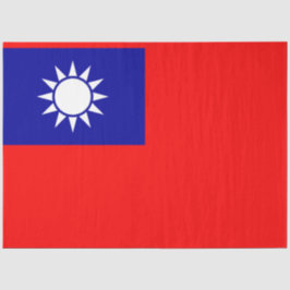 Vlag van Taiwan Tissuepapier