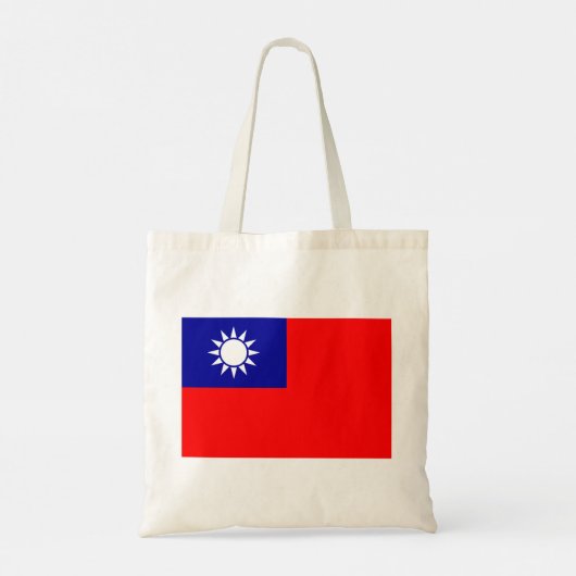 Vlag van Taiwan Tote Bag (Achterkant)