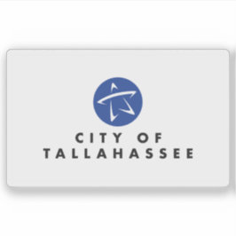 Vlag van Tallahassee, Florida, VS Sticker