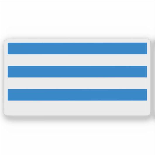 Vlag van Tallinn, Estland Sticker (Voorkant)