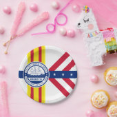 Vlag van Tampa, Borden van Florida Paper Papieren Bordje (Feest)