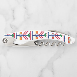 Vlag van Tampa, de Corkschroef van Florida Waiter Kurkentrekker