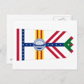 Vlag van Tampa, Florida Briefkaart (Voorkant / Achterkant)