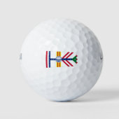 Vlag van Tampa, Florida Golf Balls Golfballen (Voorkant)