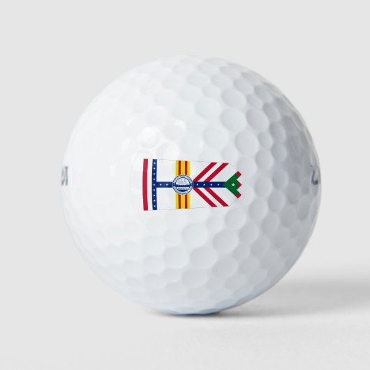 Vlag van Tampa, Florida Golf Balls Golfballen (Voorkant)